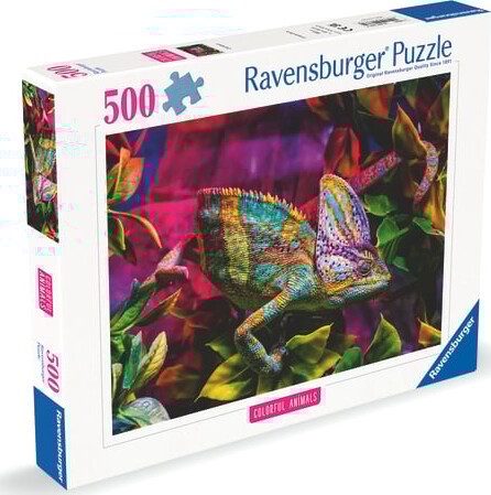 Ravensburger Puslespil - Kamæleon - 500 Brikker