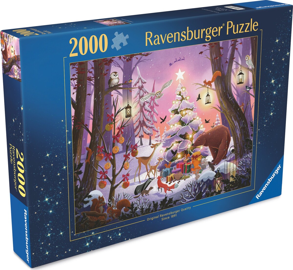 Ravensburger Julepuslespil - 2000 Brikker - Christmas Fantasy