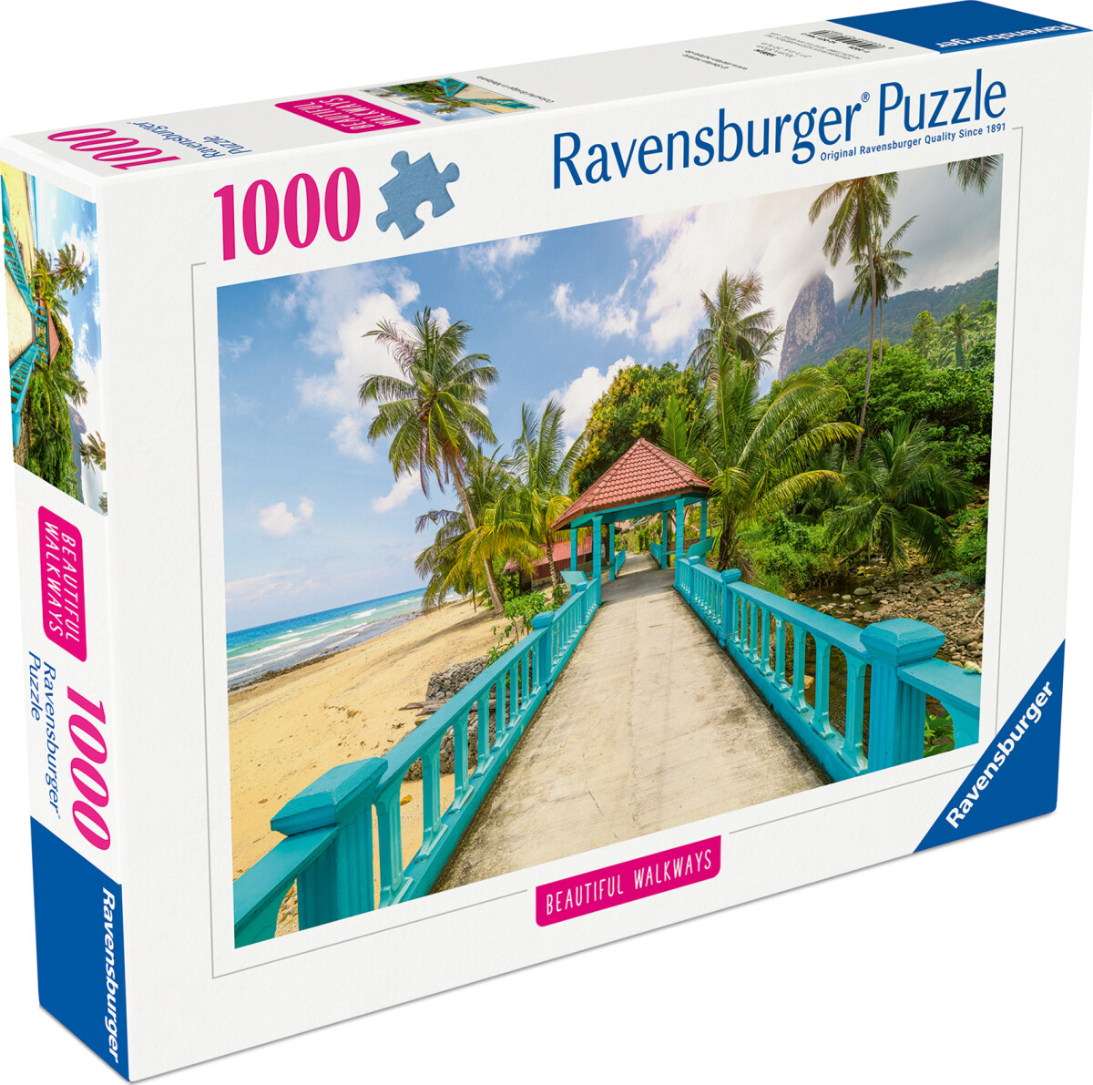 Ravensburger - Colorful Bridge In Malaysia Puzzle - 1000 Brikker