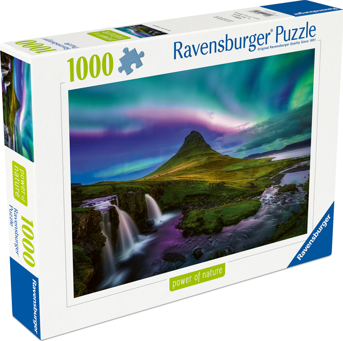 Ravensburger - Northern Lights Over Kirkjufell - 1000 Brikker