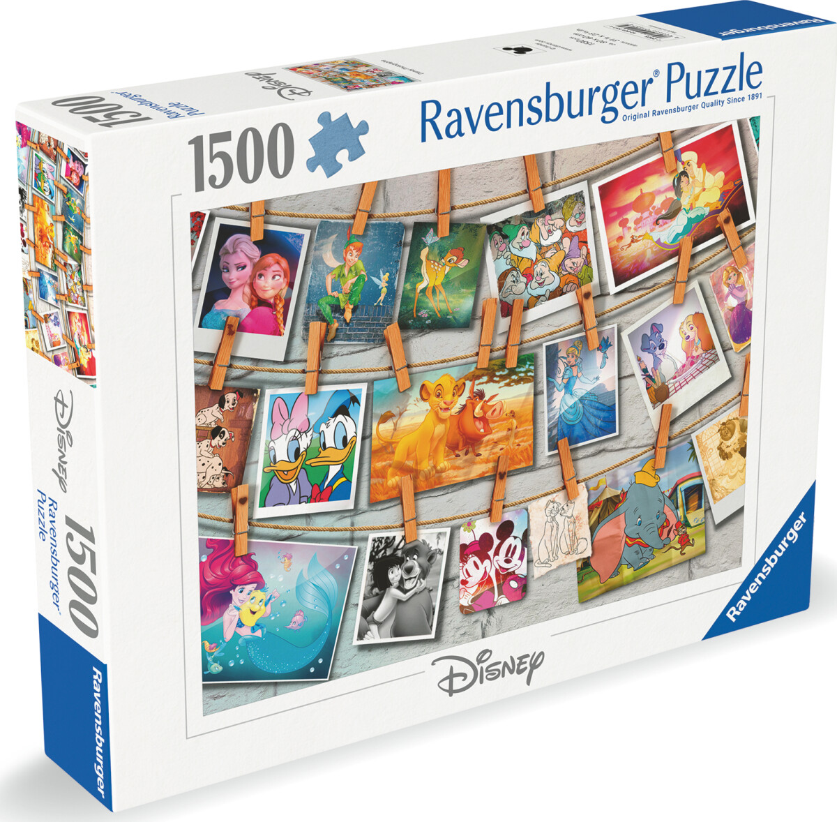 Ravensburger - Disney Photographs Puslespil - 1500 Brikker