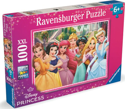 Ravensburger Puslespil - Disney Prinsesser - Xxl - 100 Brikker