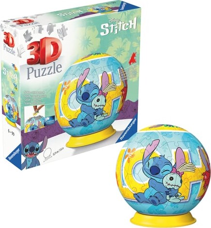 Ravensburger - 3D Puslespil - Disney Stitch - 72 Brikker