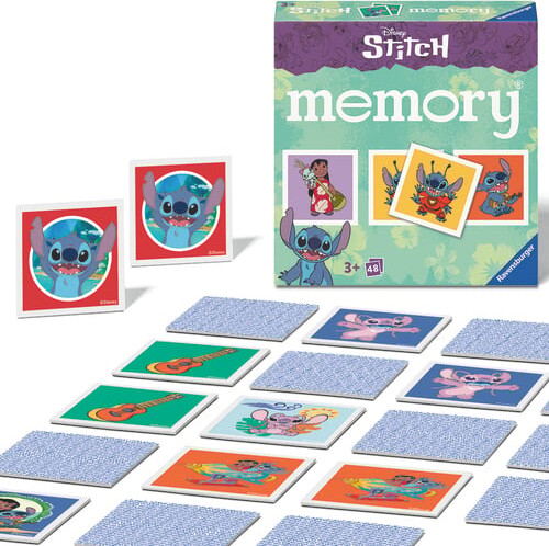 Ravensburger - Vendespil - Disney Stitch Mini Memory - 48 Kort