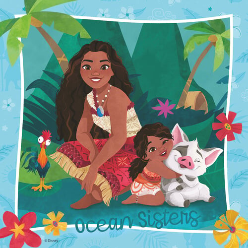 Ravensburger Puslespil - 3X49 Brikker - Disney Vaiana 2