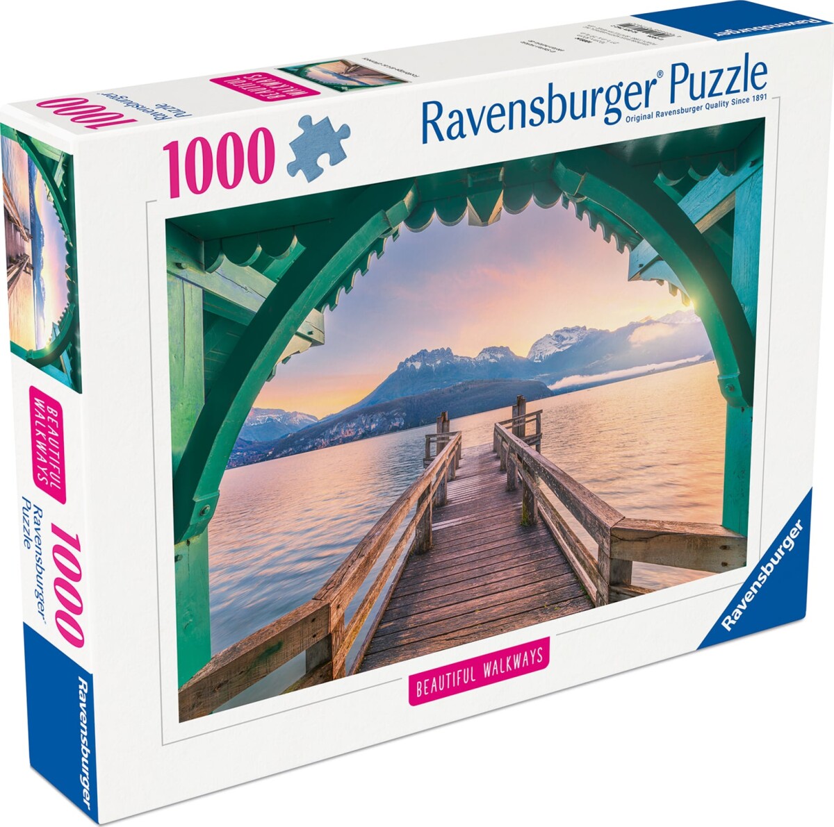 Ravensburger - Footbridge At Lac D Annecy Puzzle - 1000 Brikker