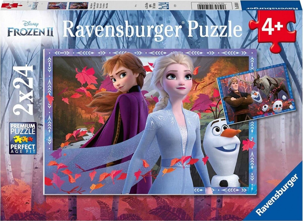 Frost Puslespil Disney Frost 2 2x24 Brikker Ravensburger Se Tilbud Og Køb På Guccadk 