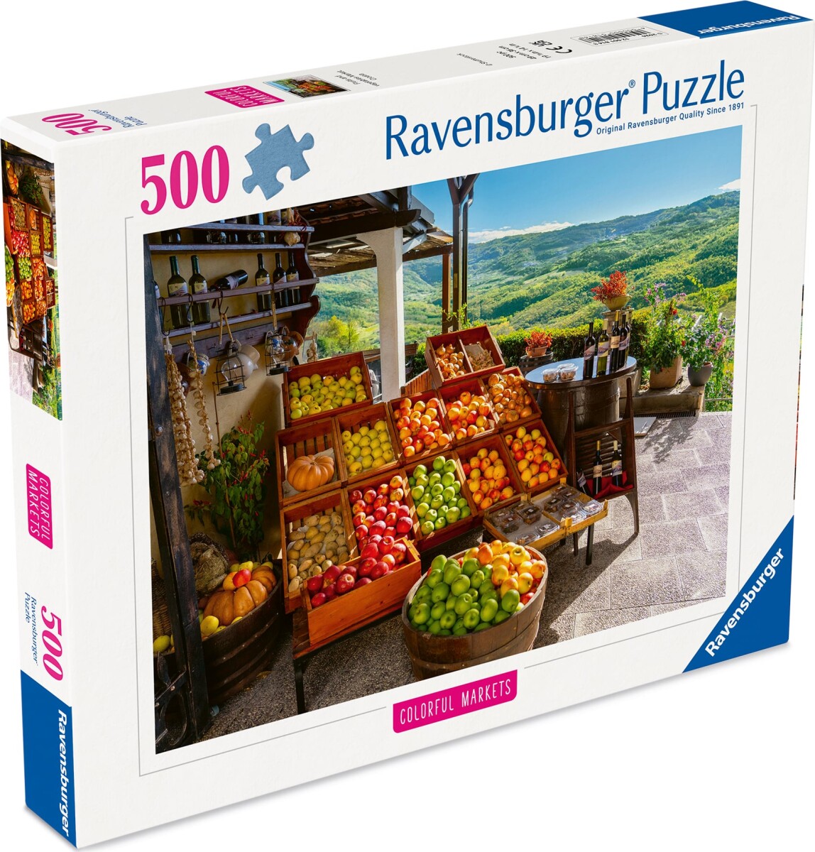 Ravensburger - Fruit Market Croatia Puslespil - 500 Brikker
