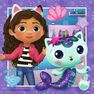 Gabbys Dukkehus Puslespil - Ravensburger - 3X49 Brikker