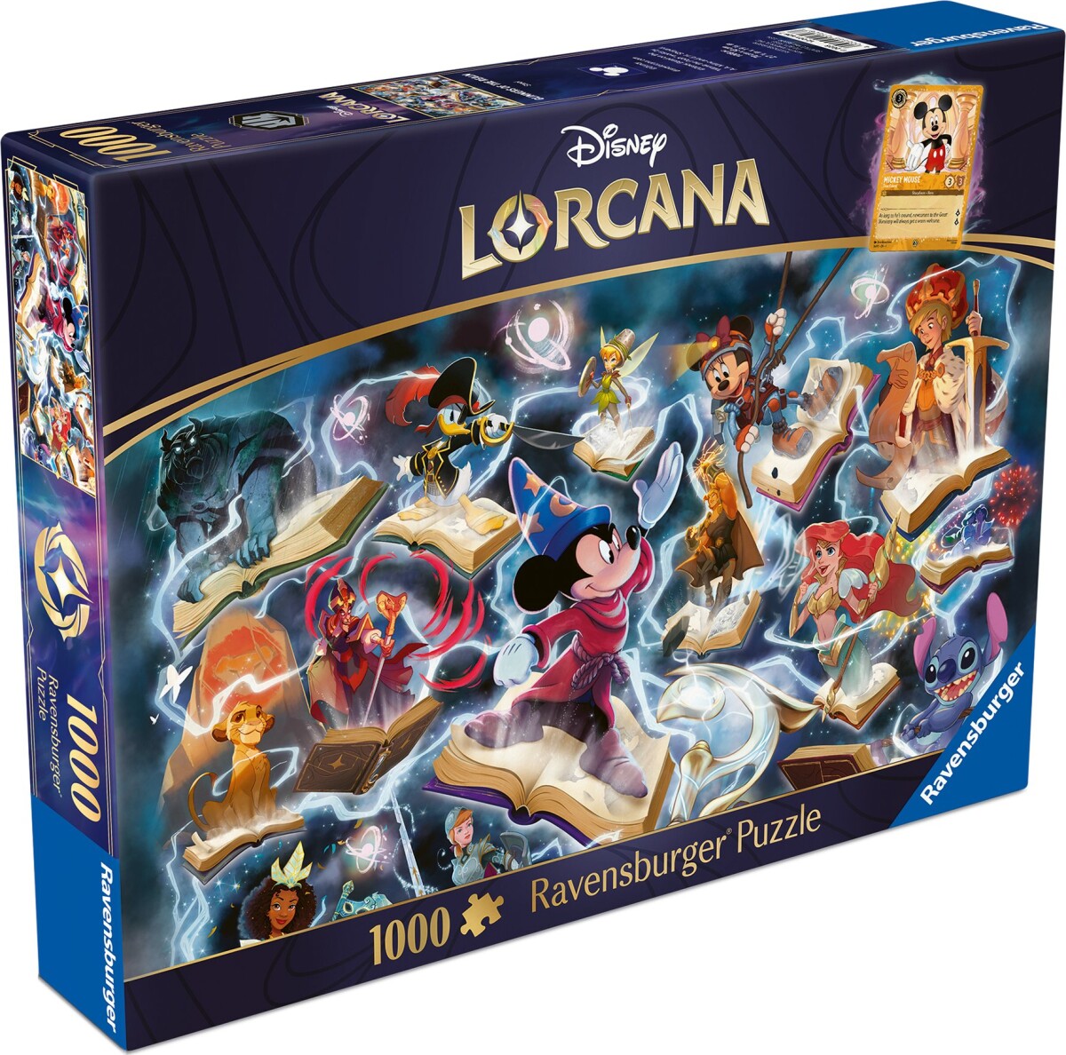 Ravensburger Puslespil - 1000 Brikker - Disney Lorcana - Steel