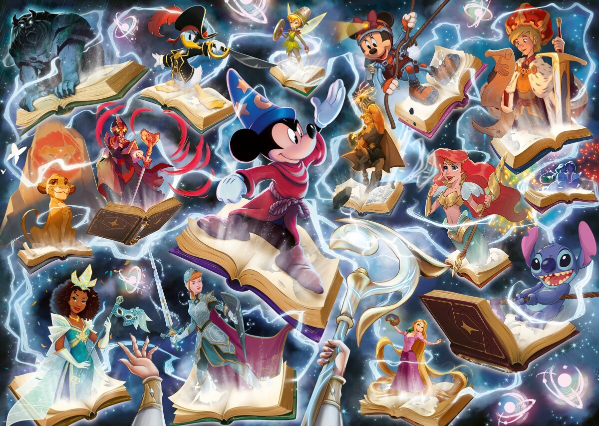 Ravensburger Puslespil - 1000 Brikker - Disney Lorcana - Steel