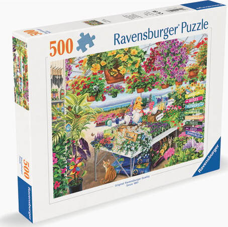 Ravensburger - Puslespil - 500 Brikker - Herligt Havecenter