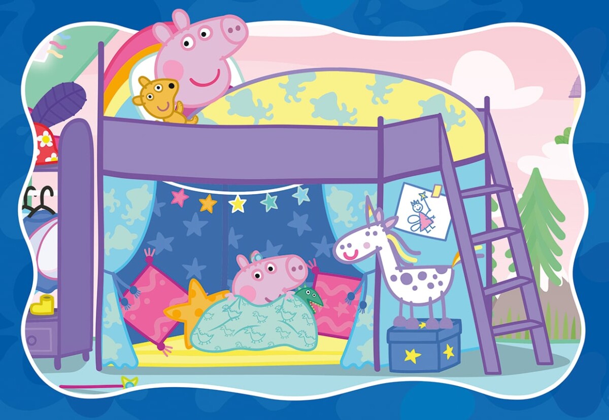 Ravensburger - Good Night Peppa Puzzle - 2X24 Brikker