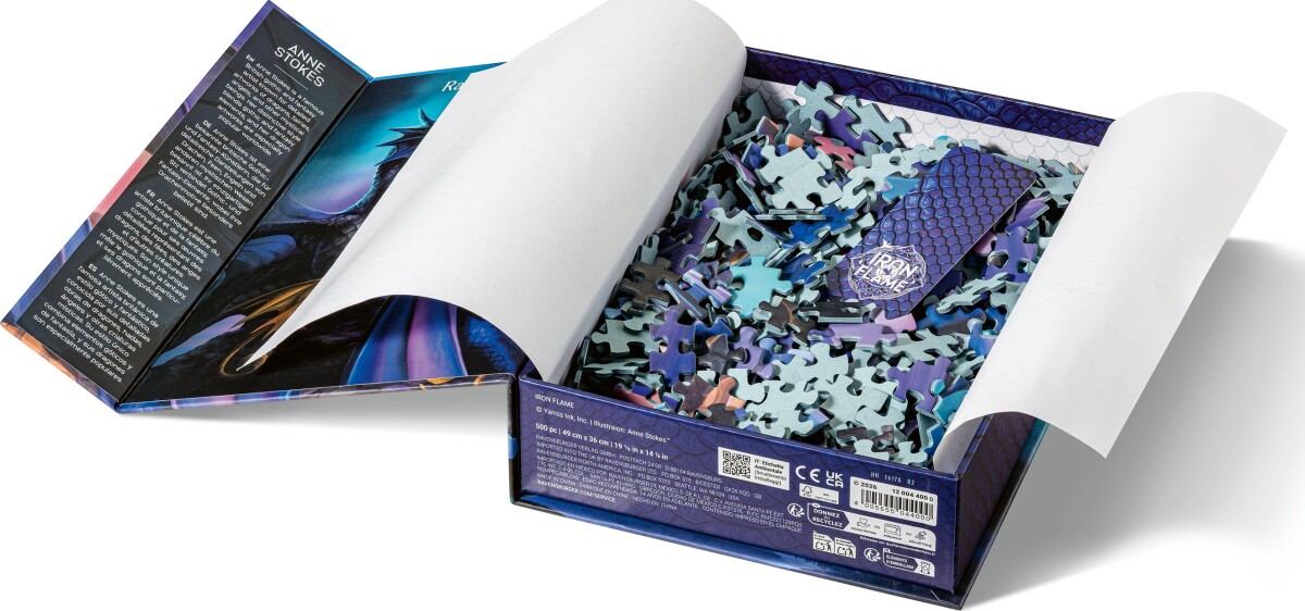 Ravensburger - Iron Flame Puzzle - 500 Brikker - Drage Puslespil
