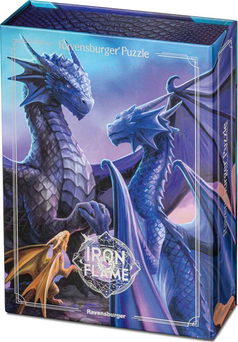 Ravensburger - Iron Flame Puzzle - 500 Brikker - Drage Puslespil