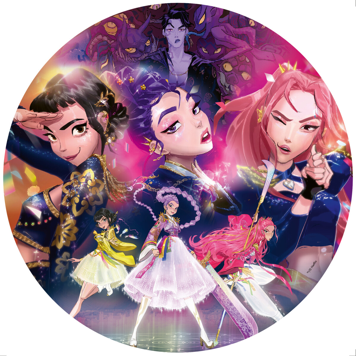 Ravensburger - K-Pop Demon Hunters 500P Circle