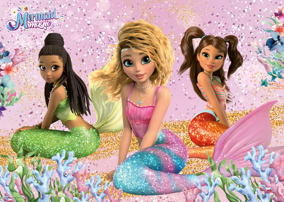 Ravensburger - Mermaid Magic Giant Floor Puzzle - 24 Brikker