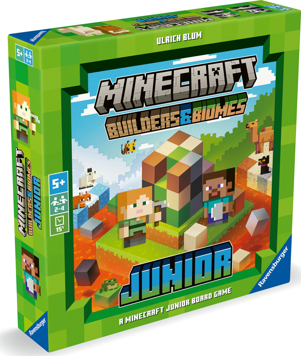 Ravensburger Minecraft - Builders And Biomes Brætspil - Junior