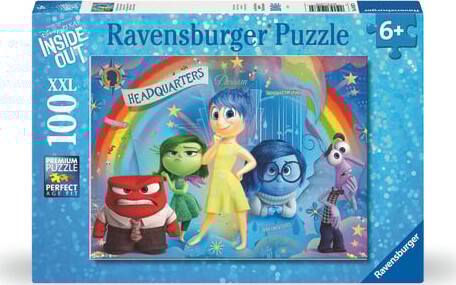 Ravensburger Puslespil - 100 Brikker - Xxl - Disney Inside Out