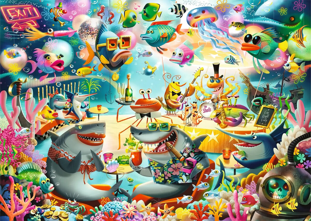 Ravensburger - Ocean Dean Macadam Puzzle - 1000 Brikker