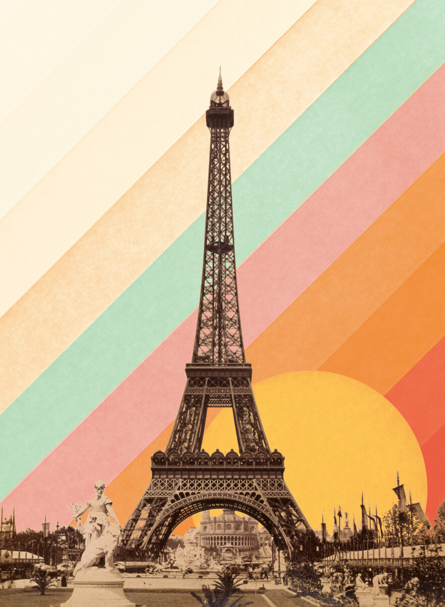 Ravensburger - Paris Rainbow Puslespil - 500 Brikker - Eiffeltårnet