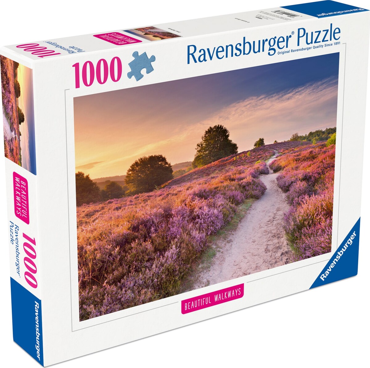 Ravensburger - Pink Pathway Puzzle - 1000 Brikker