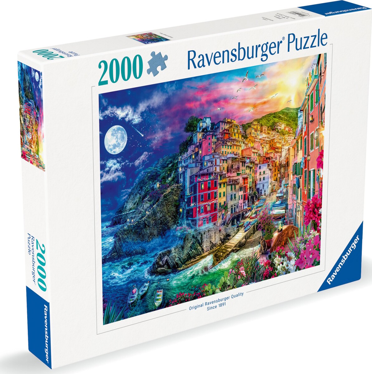 Ravensburger Puslespil - Farverige Cinque Terre - 2000 Brikker