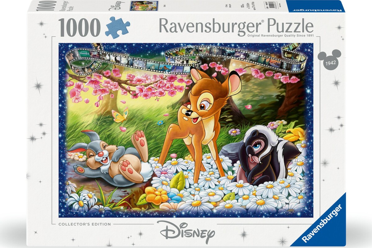 Disney Puslespil - Bambi - 1000 Brikker - Ravensburger