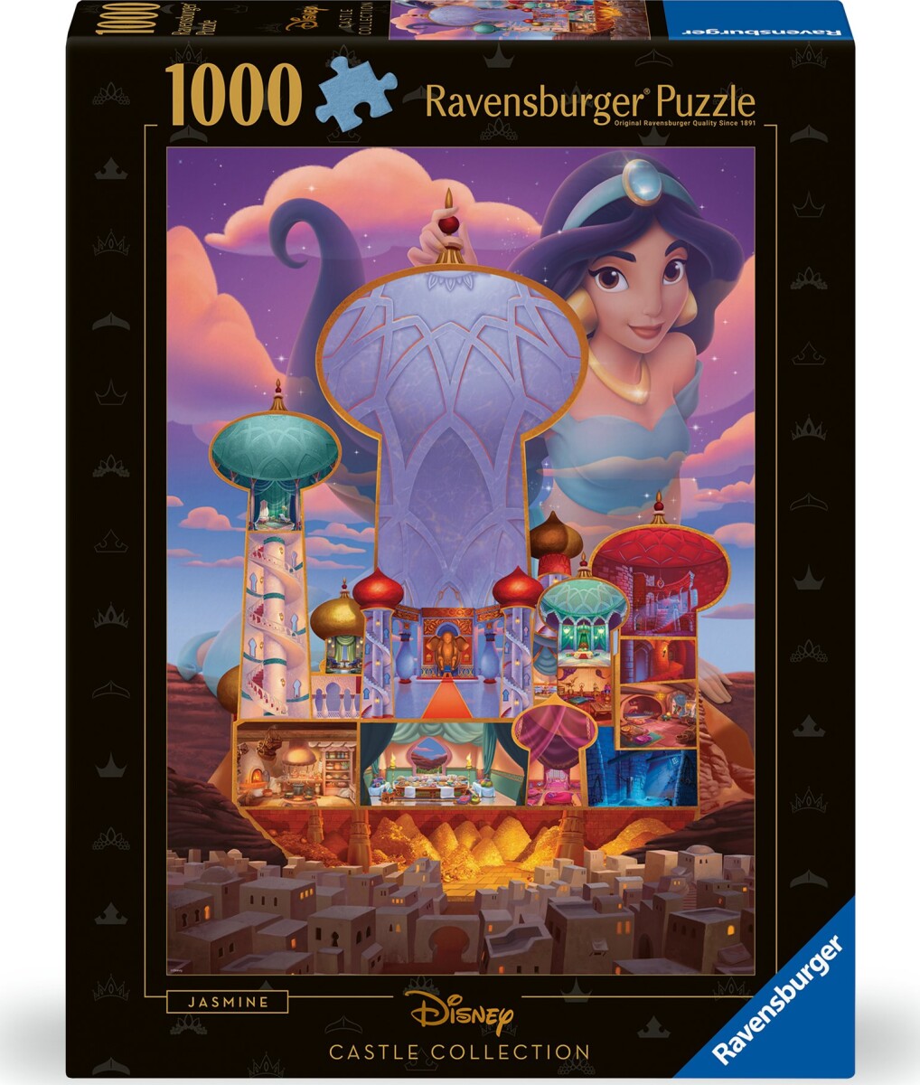 Ravensburger Puslespil - Disney Castle - Jasmin - 1000 Brikker