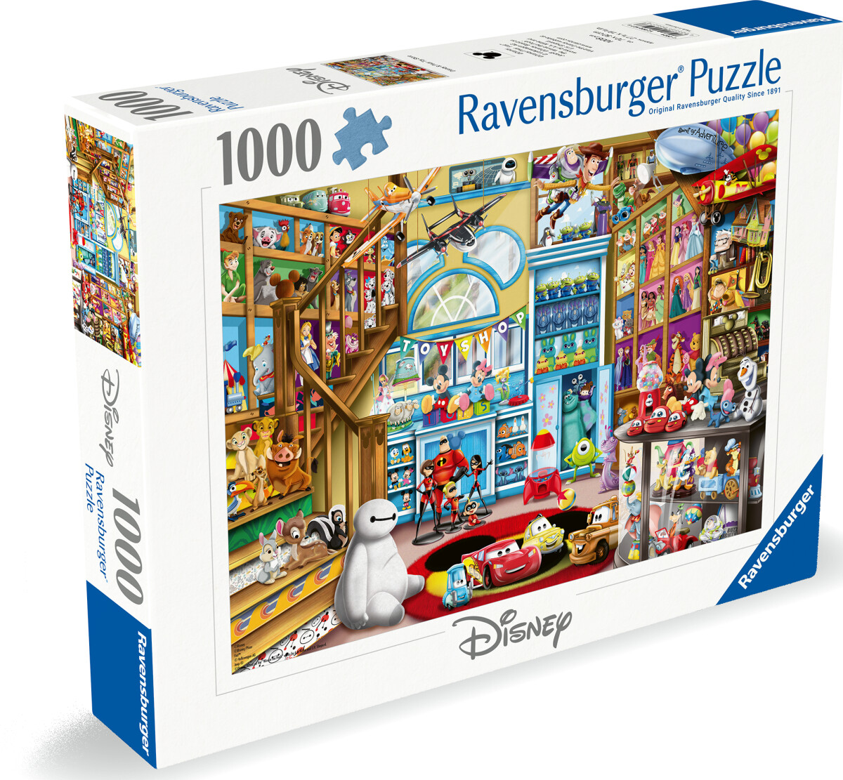 Disney Puslespil - Legetøjsbutik - 1000 Brikker - Ravensburger