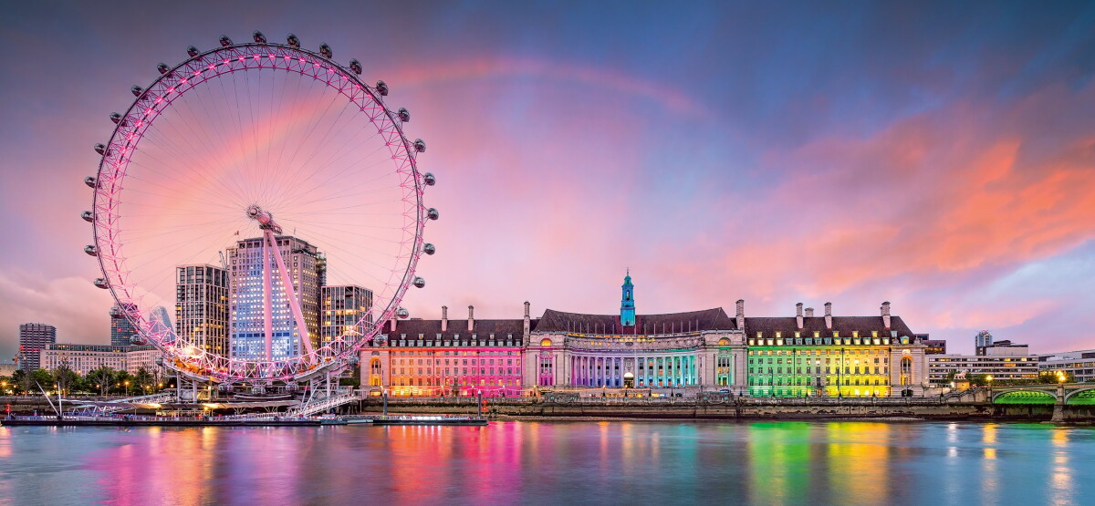 Ravensburger Puslespil - London - Panorama - 2000 Brikker