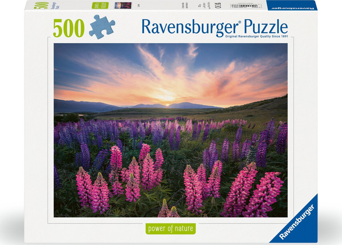 Ravensburger Puslespil - 500 Brikker - Lupiner