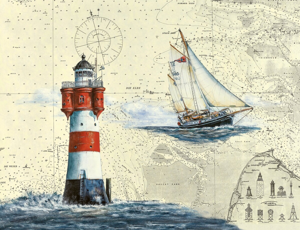 Ravensburger Puslespil - 2000 Brikker - Romantisk Fyrtårn