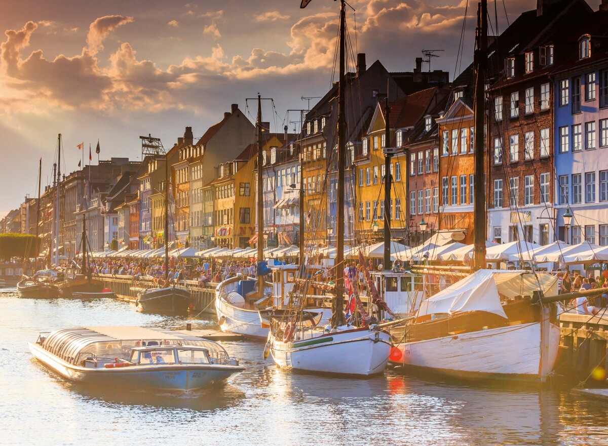 Ravensburger Puslespil - Sunset In Copenhagen - 500 Brikker