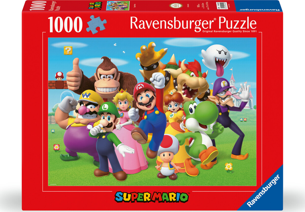 Super Mario Puslespil - 1000 Brikker - Ravensburger