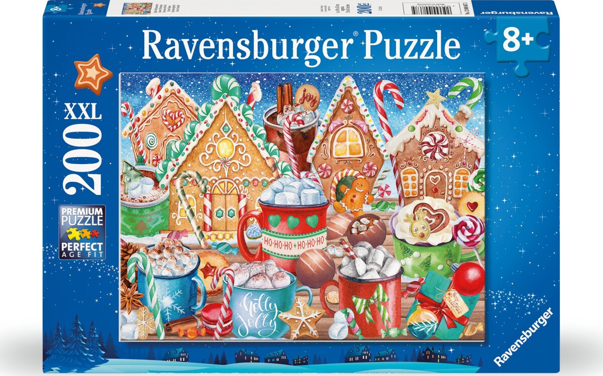 Julepuslespil - Sød Jul - 200 Xxl Brikker - Ravensburger
