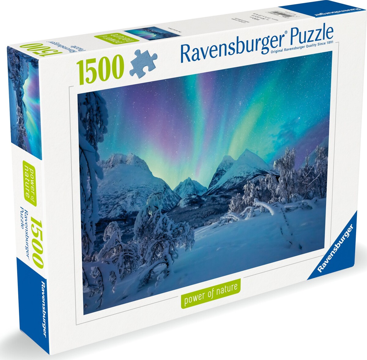 Ravensburger Puslespil - Power Of Nature - Nordlys - 1500 Brikker