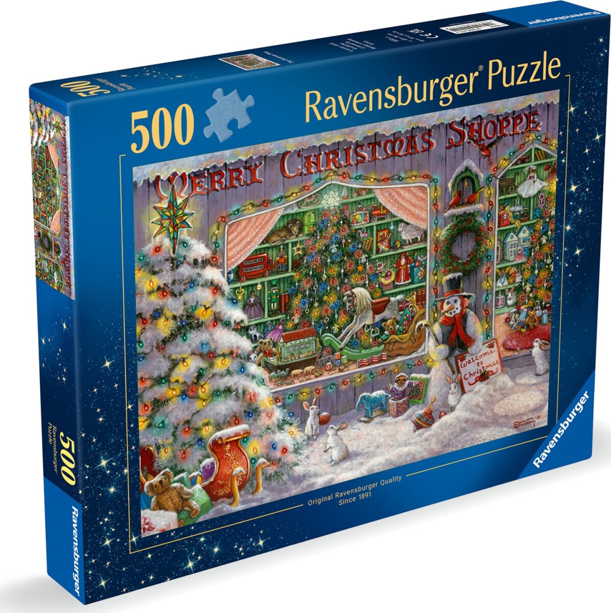 Julepuslespil - Julebutikken - 500 Brikker - Ravensburger