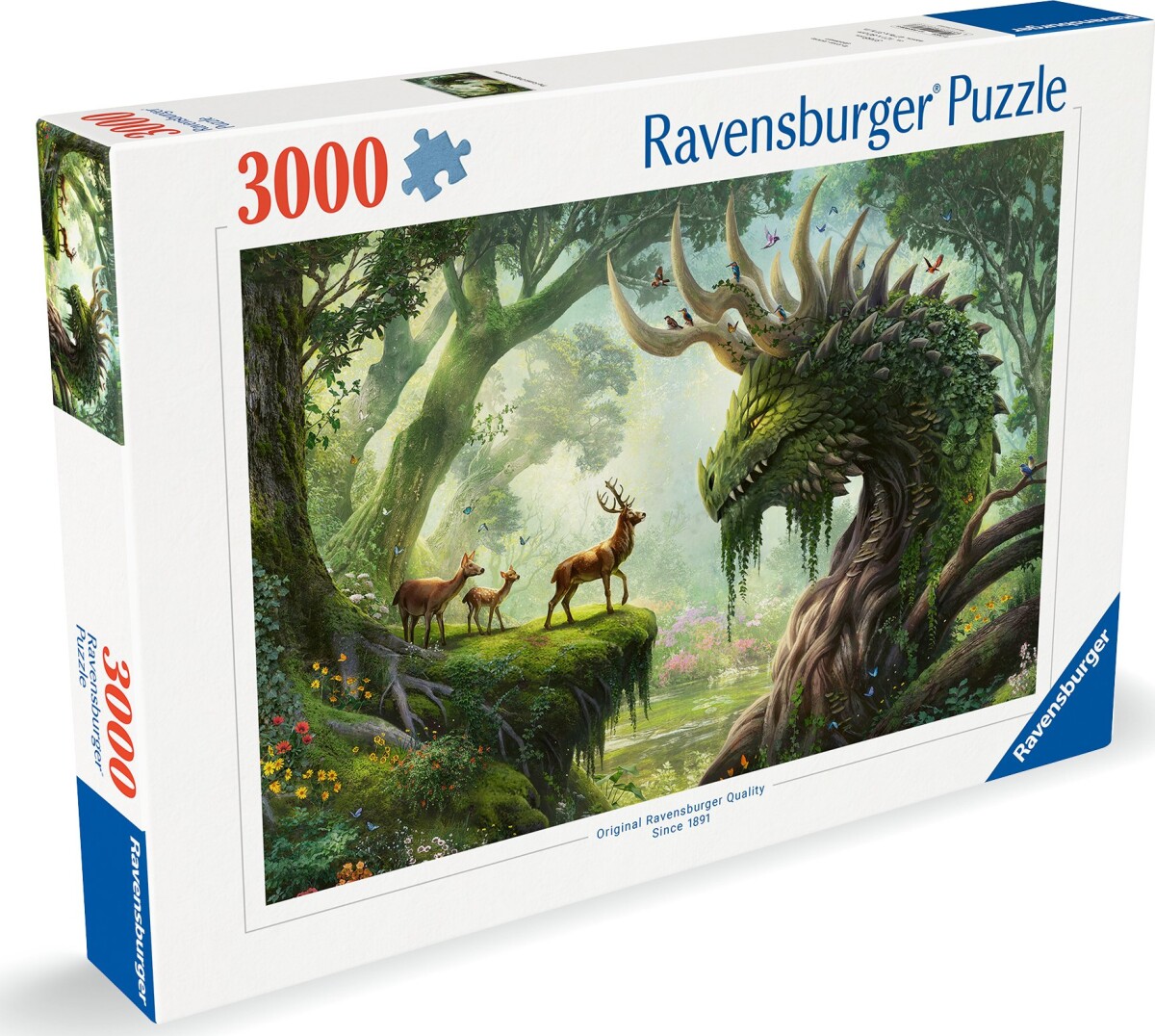 Ravensburger Puslespil - 3000 Brikker - Skovdragen Vågner