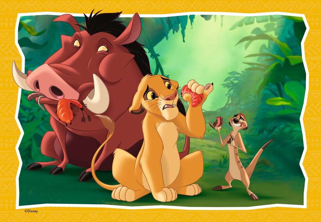 Løvernes Konge Puslespil - Disney - 2X24 Brikker - Ravensburger