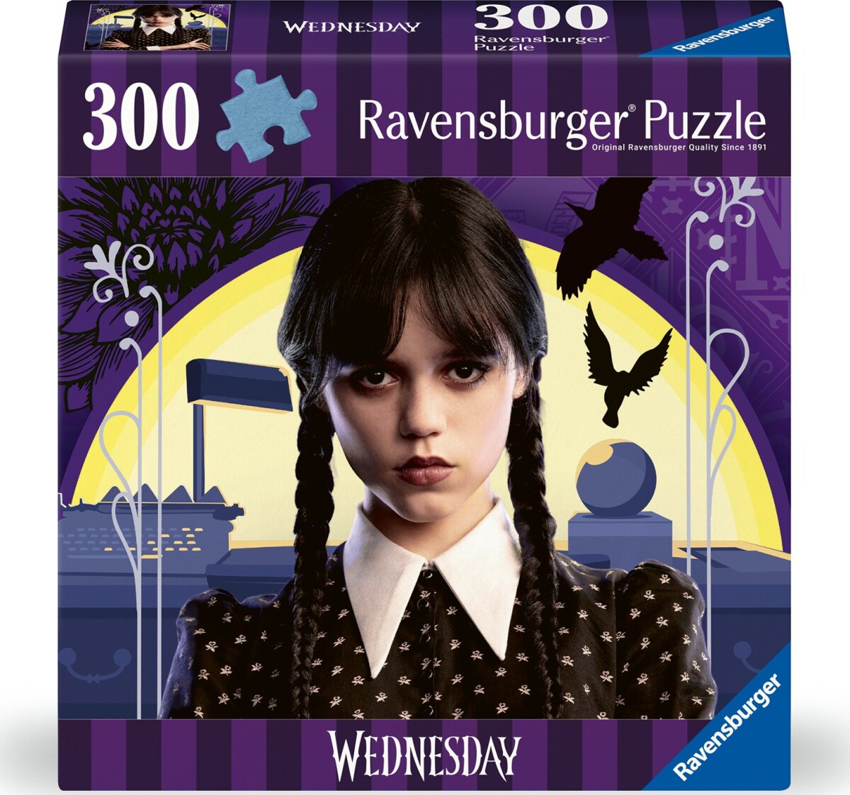 Ravensburger Puslespil - Wednesday - No Hug Zone - 300 Brikker