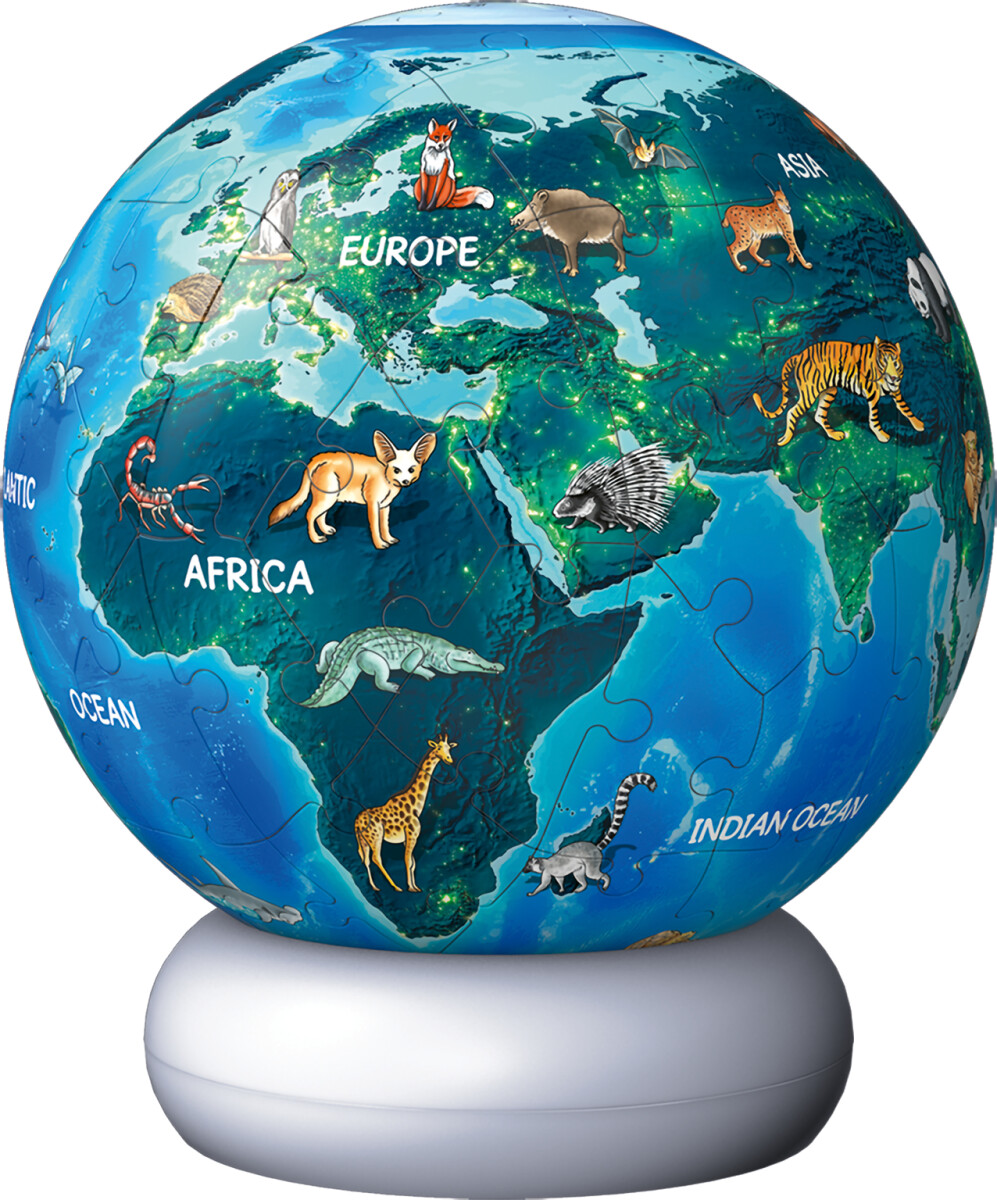 Ravensburger - The Earth 3D Puzzle Nightlight - 72 Brikker
