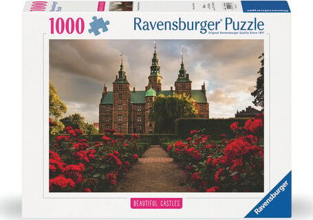 Ravensburger Puslespil - Rosenborg Slot I Denmark - 1000 Brikker