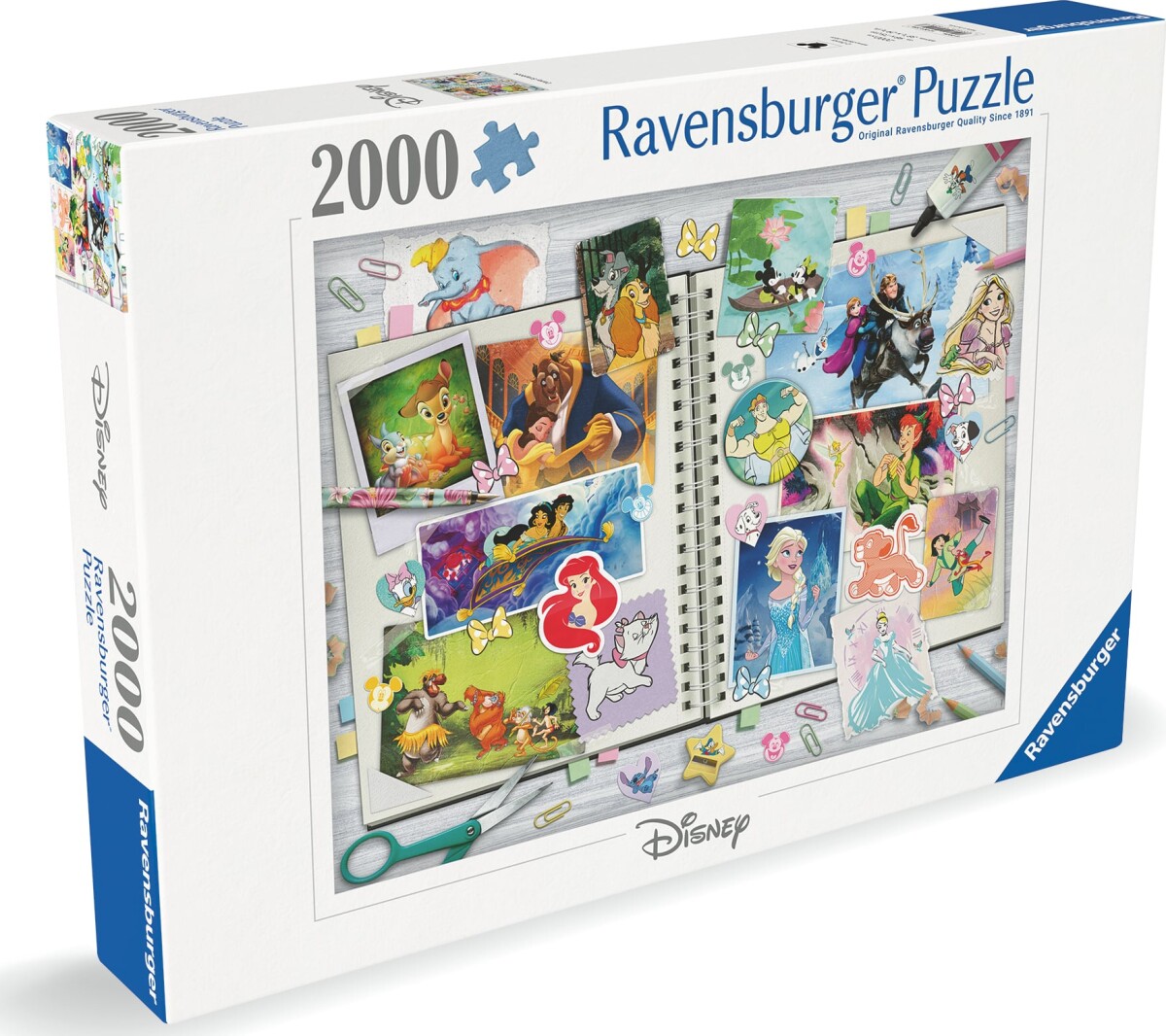 Ravensburger - Disney Scrapbook - 2000 Brikker - Puslespil