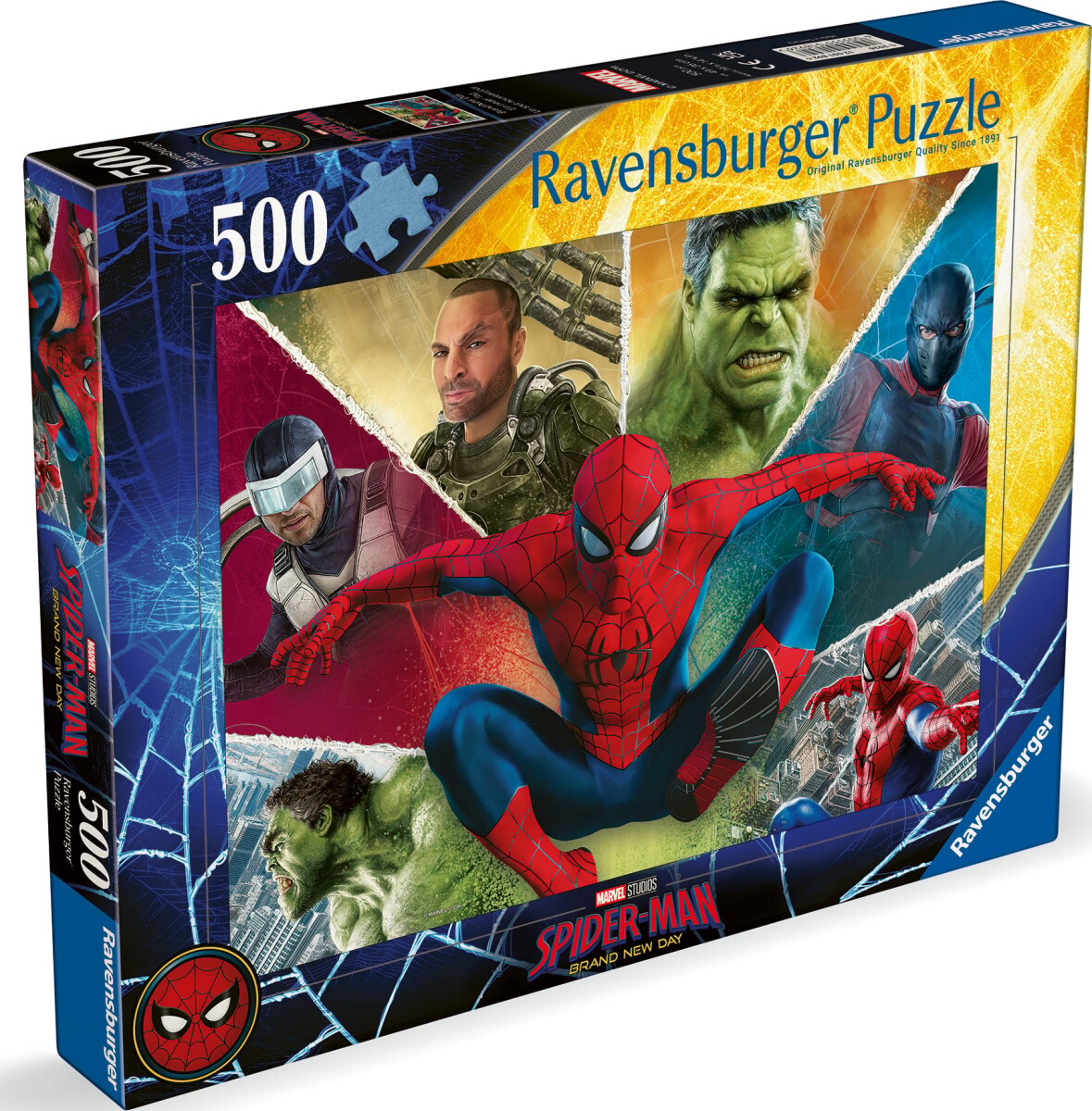 Ravensburger - Spider-Man Brand New Day Puzzle - 500 Brikker