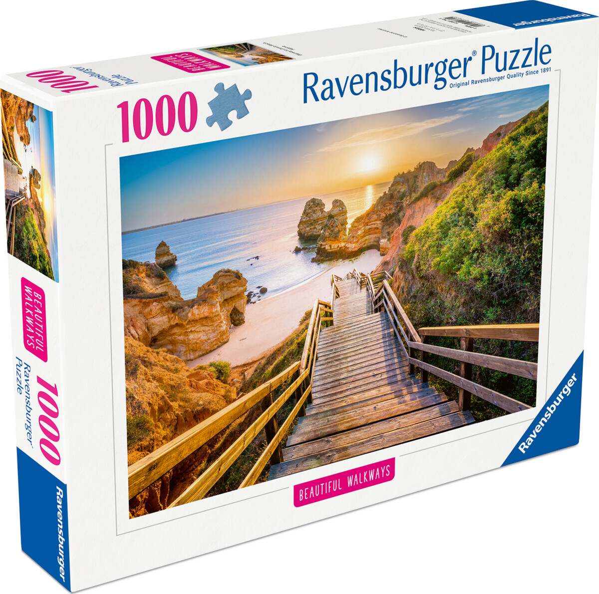 Ravensburger - Stairway To Camilo Beach Algarve - 1000 Brikker
