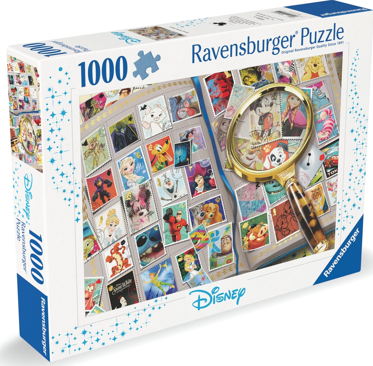 Ravensburger Puslespil - 1000 Brikker - Frimærkesamling
