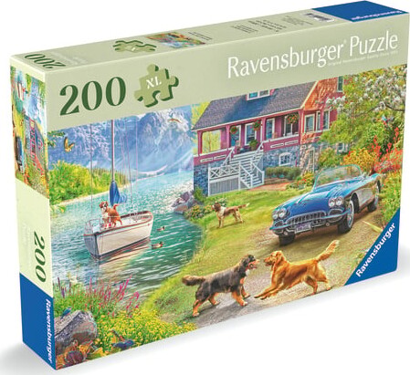 Ravensburger puzzle-Summer lake house 200(XL) pc main image 0
