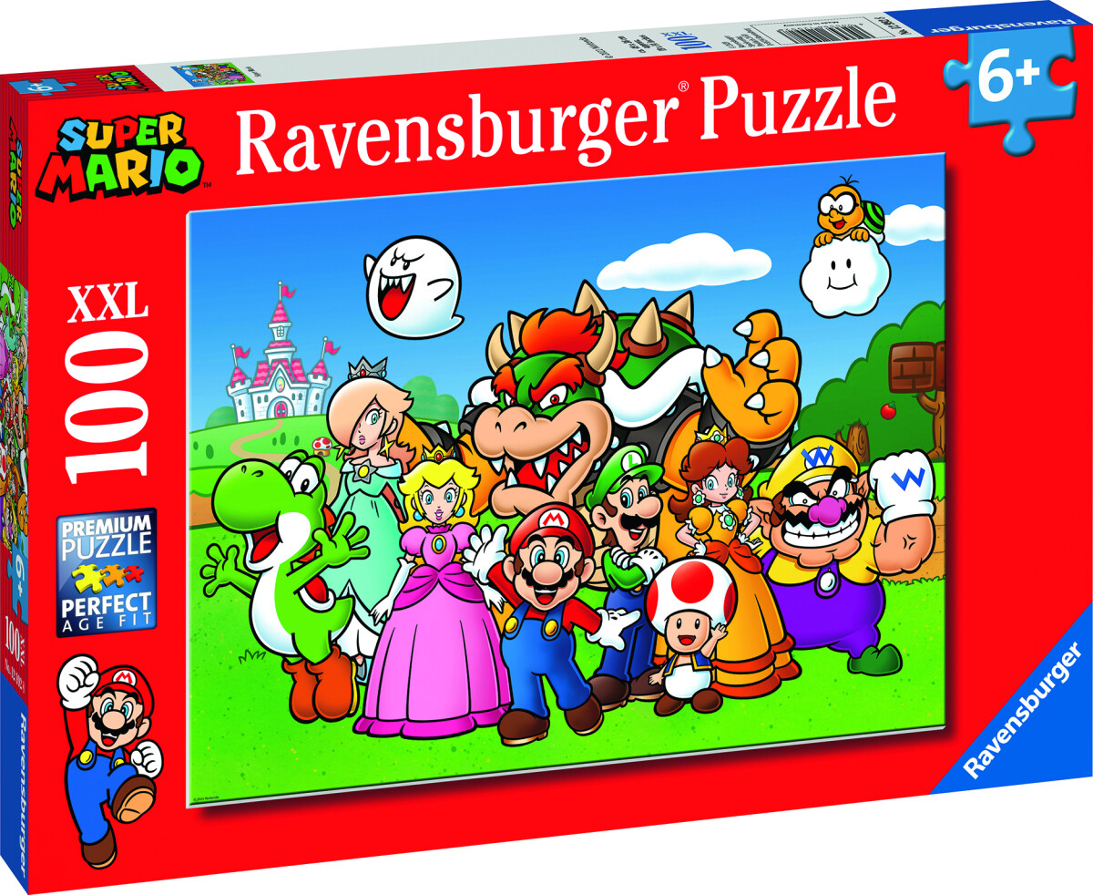 Super Mario Puslespil - 100 Xxl Brikker - Ravensburger