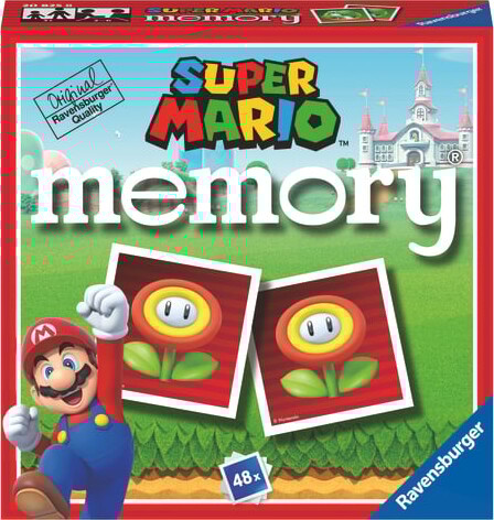 Ravensburger - Vendespil - Super Mario Mini Memory - 48 Kort